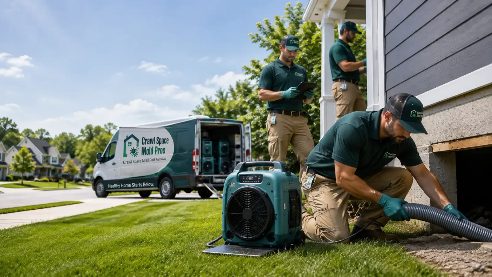 Crawl Space Mold Removal in Ashfield, MA